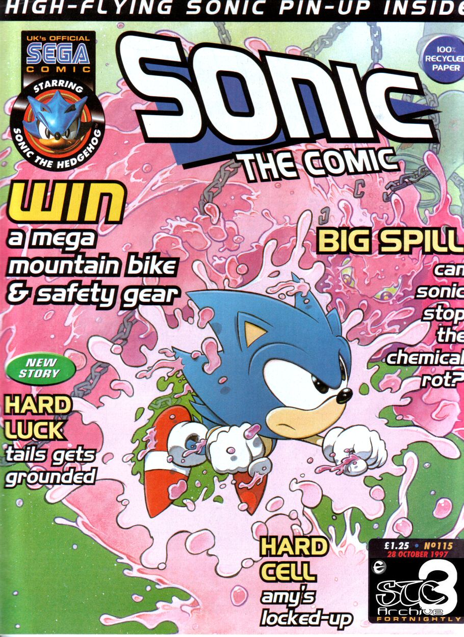Sonic - The Comic Issue No. 115 Comic cover page